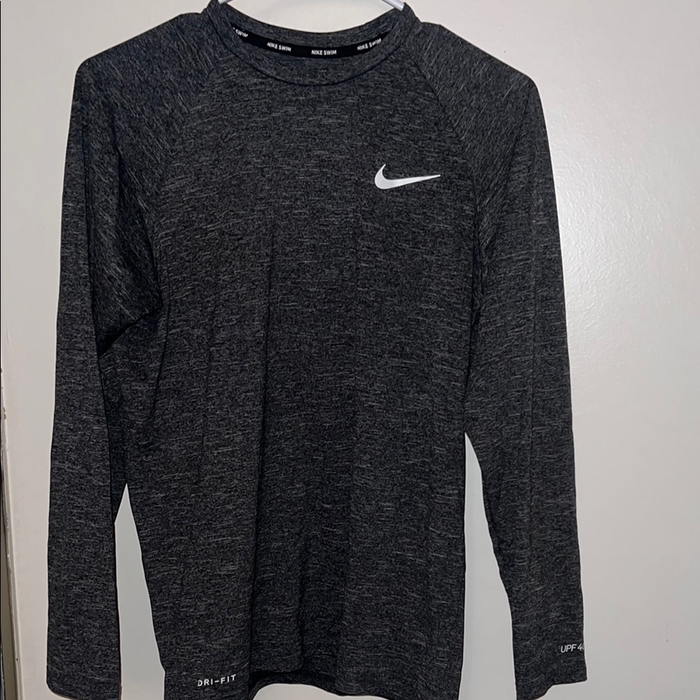 Nike Men’s Dri-FIT Long Sleeve Tech Tee - Charcoal
